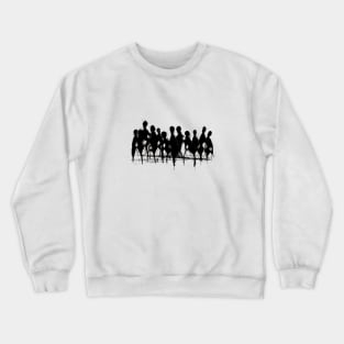 Halloween ghost band Crewneck Sweatshirt